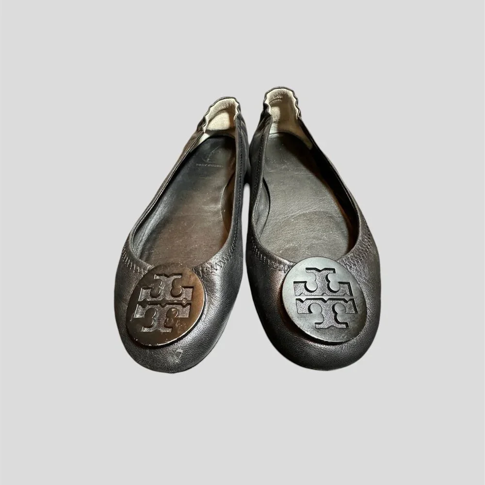 Tory Burch size 7.5 black flats
